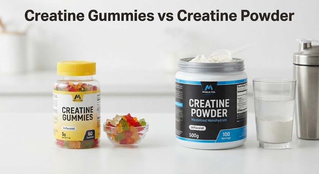 creatine gummies vs creatine powder