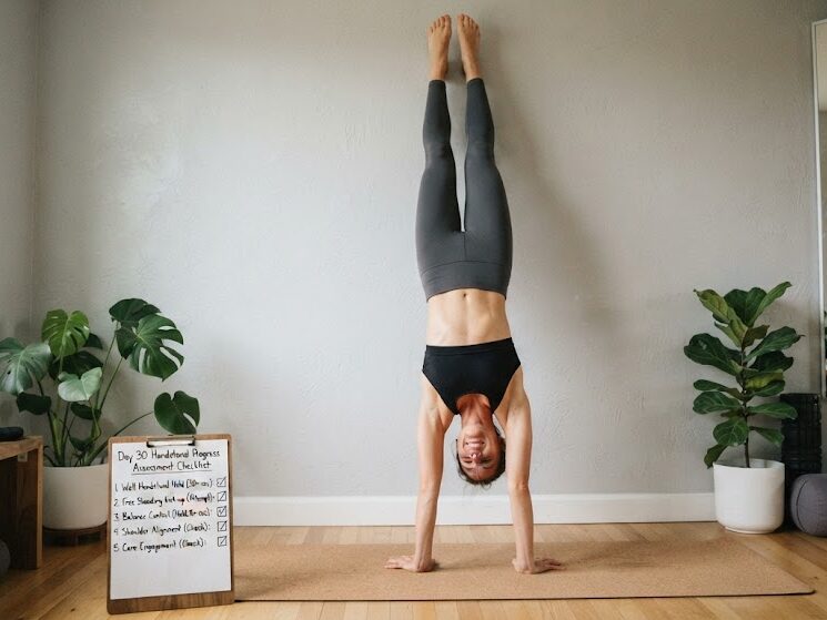 Measure handstand progress on Day 30