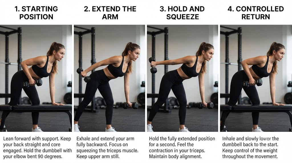 Triceps Kickback Workout