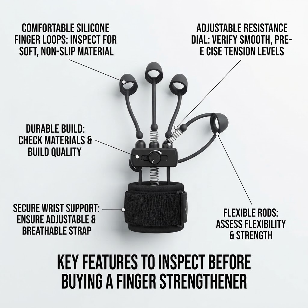 Compare finger strengthener features before buying