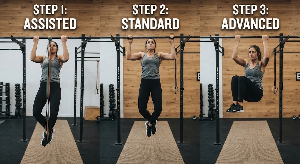 Follow a 30 day calisthenics progression plan at home