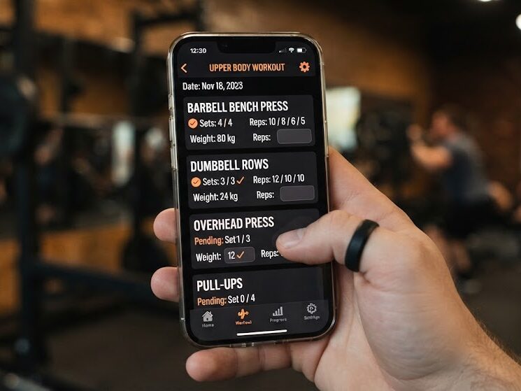 Track lower abs workout progress