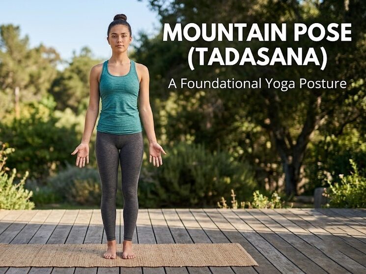 Practise Mountain Pose for proprioception and body awareness