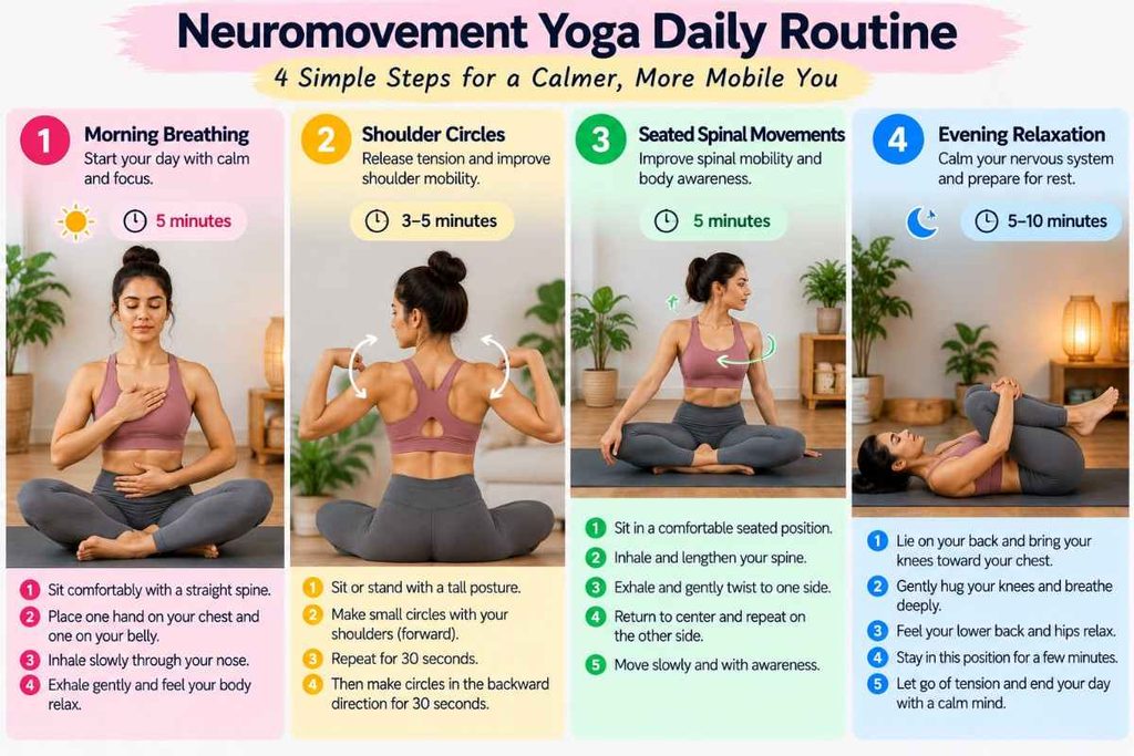 Follow a simple daily Neuromovement Yoga routine for mindful movement