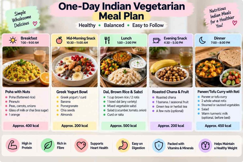 Explore a personalized vegetarian meal plan for balanced nutrition