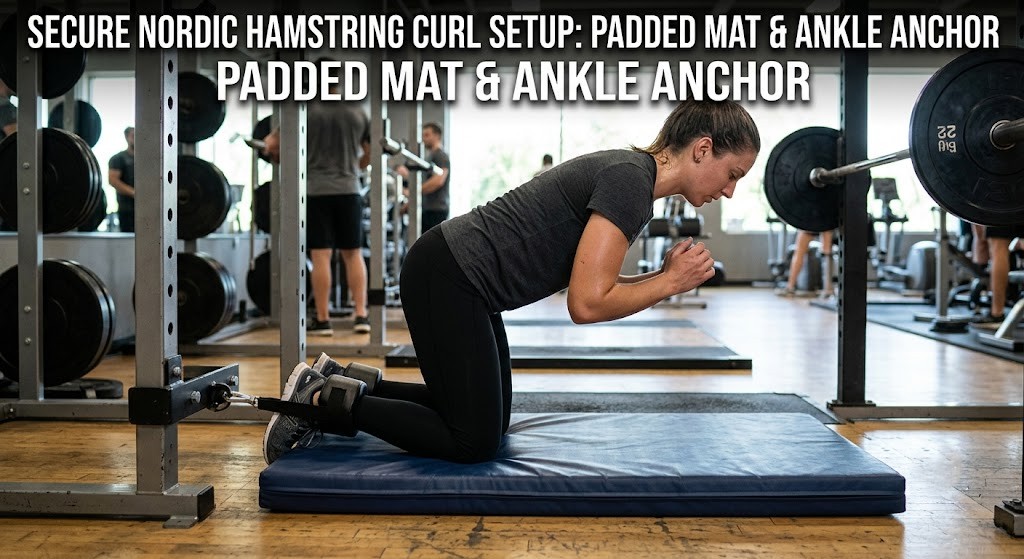 Set up Nordic hamstring curl equipment safely at home