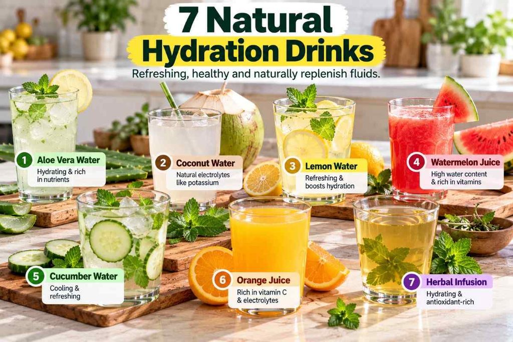 Best natural hydration drinks for everyday hydration and workout recovery