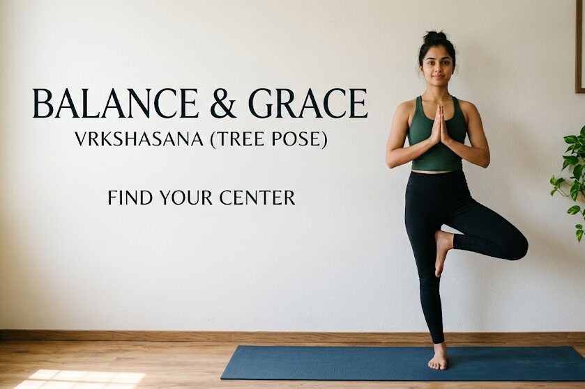 Practise Tree Pose for balance and proprioception