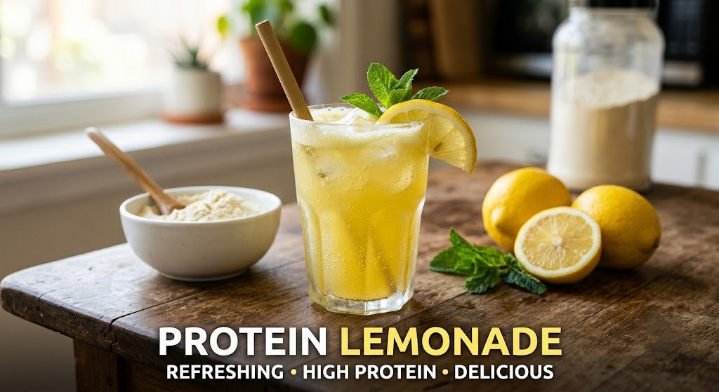 high protein lemonade