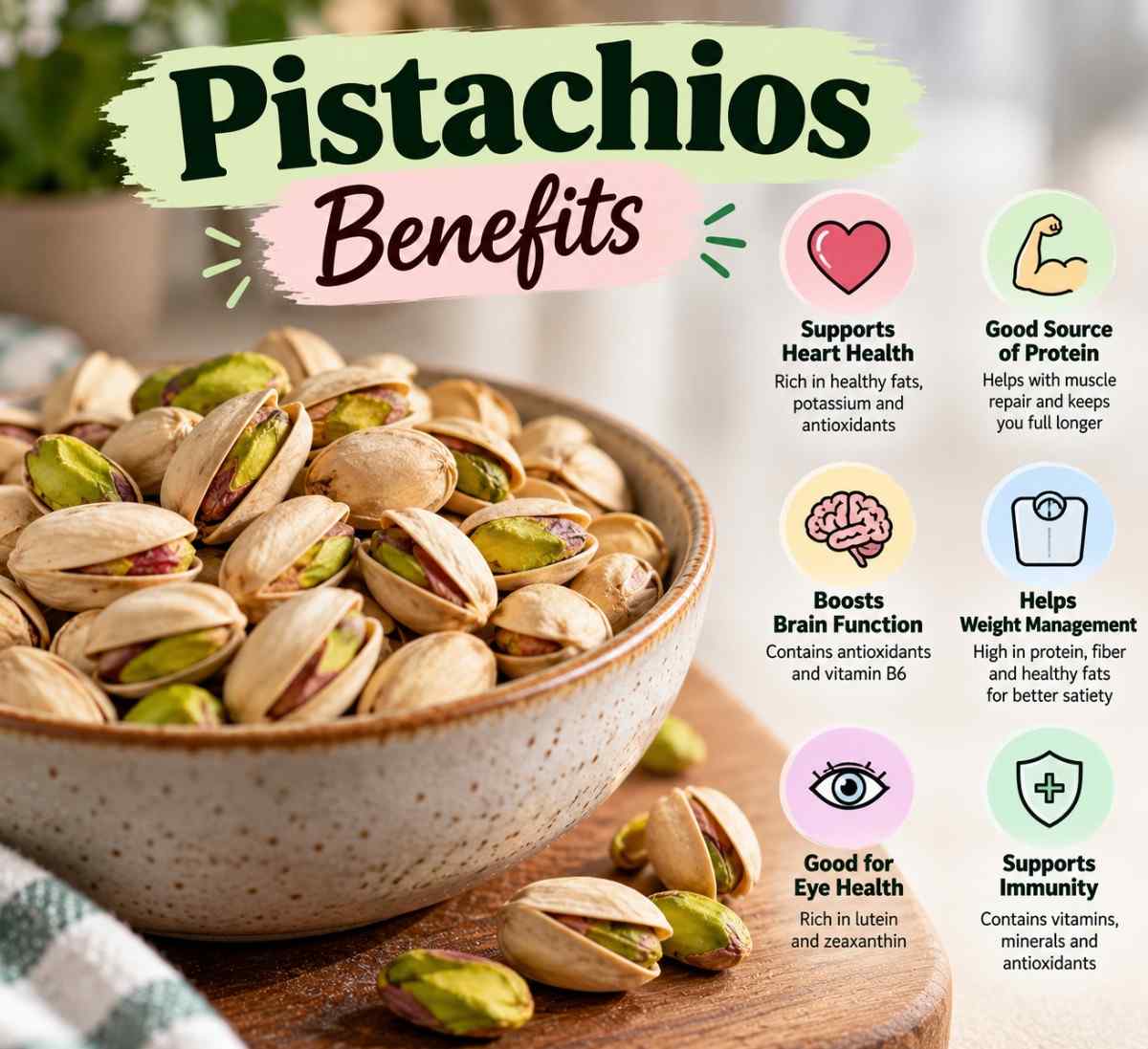 pistachios benefits